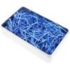 LJY Glitter Raffia Paper Shreds, 100g Crinkle Cut Filler for Gift Wrapping, Basket Filling, Wedding Decorations, Party Supplies, and DIY Crafts Shredded Confetti Strands (Glitter Blue)