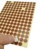 LJY 10mm Round Dot Stickers Color Coding Labels, 12 Different Assorted Colors Dot Labels, 12 Sheets (12 Color/1980 Pcs, 0.4"/10mm)