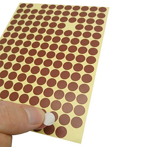 LJY 10mm Round Dot Stickers Color Coding Labels, 12 Different Assorted Colors Dot Labels, 12 Sheets (12 Color/1980 Pcs, 0.4"/10mm)