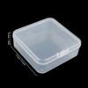LJY 23 Pieces Square Mini Clear Plastic Storage Containers Box Case with Lids for Small Items and Other Craft Projects (2.9 x 2.9 x 1 inch, Transparent)
