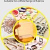 LJY 23 Pieces Square Mini Clear Plastic Storage Containers Box Case with Lids for Small Items and Other Craft Projects (2.9 x 2.9 x 1 inch, Transparent)