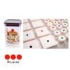 LJY 19mm Round Dot Stickers Color Coding Labels, 12 Different Assorted Colors Dot Labels, 12 Sheets, 2520 Dots in Total
