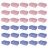LJY 60-Pack Plastic Case Small Plastic Storage Containers, 2.1x1.6x0.8 inch Clear Organizer Boxes with Lids, Stackable Jewelry Bead Hardware Craft Office Supply Organizer