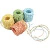 9 Rolls Multi-Colored Raffia Paper Twine String Ribbon for Gift Wrapping Box Packing, Artworks, DIY Crafts, Party Favor and Embellishments