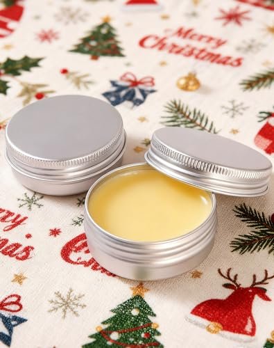 LJY 28Pcs Aluminum Tin Jar Refillable Containers Round Tin Container Bottle for DIY Projects,Gifts, and Storage Cosmetic,Cream,Diamond Painting, Salves,Balms,Lip Balm,Spices or Others,Silver (1 oz)