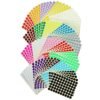 7000 Count 3/4" Round Dot Stickers Color Coding Labels, 20 Colors, 100 Sheets
