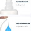 LJY Precision Applicator Bottle Set 1 Oz. - 30 Needle Tip Squeeze Bottles and 5pcs Mini Funnels for Acrylic Painting, DIY Quilling and Paper Craft