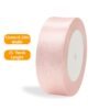 LJY Multicolour Ribbon 0.59 in x 24 Yards, Baby Blue Satin Fabric Silk Ribbon for Gift Wrapping,Floral Bouquets, Wreaths,DIY Handicrafts,Sewing Projects, Wedding Party (Light Pink, 0.59"/24 Yards)