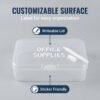 LJY 28 Pieces Rectangular Empty Mini Clear Plastic Organizer Storage Box Containers with Hinged Lids (3.3 x 2.2 x 1 inch, Transparent)