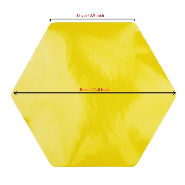 LJY 10 Pieces Hexagon Shaped Colorful Stickers Dry Erase Board Marker Removable Vinyl Dot Teachers Classroom Table Wall Decal