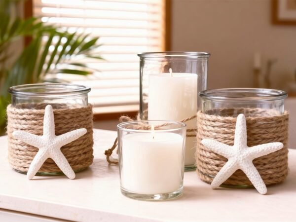 LJY 25 Pieces White Resin Pencil Finger Starfish for Wedding Decor, Home Decor and Craft Project, 2.3 Inches