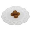 LJY 120 Pieces White Lace Round Paper Doilies Cake Packaging Pads Wedding Tableware Decoration (9.5 Inch)