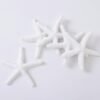 LJY 25 Pieces White Resin Pencil Finger Starfish for Wedding Decor, Home Decor and Craft Project, 2.3 Inches