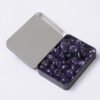 LJY 12 Pack Rectangular Metal Tins Metal Tins With Lids-Syn Tin Empty Boxes,Tin Box Perfect For Small Items,Crafts Collect Beads,Small Parts,Fish Hooks(black,4.5 X 3.3 X 0.9 Inch)
