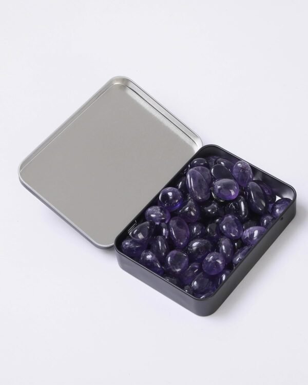 LJY 12 Pack Rectangular Metal Tins Metal Tins With Lids-Syn Tin Empty Boxes,Tin Box Perfect For Small Items,Crafts Collect Beads,Small Parts,Fish Hooks(black,4.5 X 3.3 X 0.9 Inch)