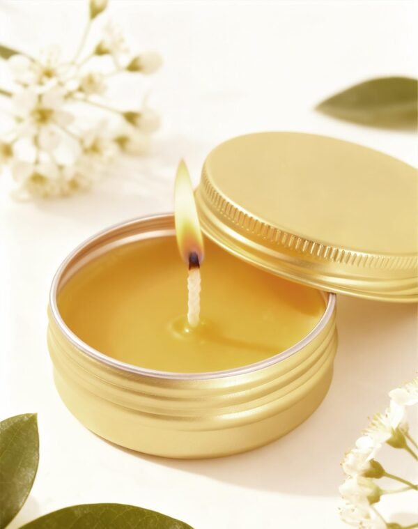 LJY Vintage Gold 1 oz Aluminum Tins - 28 Pack Classic Empty Metal Containers with Screw Lids for Luxury Gift Boxes, Wax Melts, Cosmetics & Premium Storage,Refillable