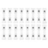 LJY 16 Pieces Clear Plastic Rotatable Merchandise Sign Display Mini Clip Tag Holders for Business Cards
