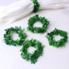 LJY 32.8 Yards Artificial Ivy Garland Foliage Green Leaves Fake Vine for Wedding Party Ceremony DIY Headbands