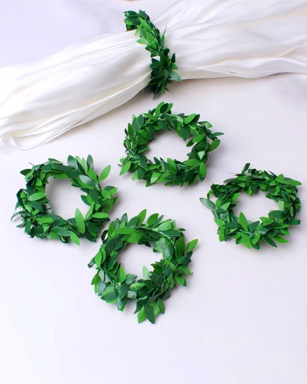 LJY 32.8 Yards Artificial Ivy Garland Foliage Green Leaves Fake Vine for Wedding Party Ceremony DIY Headbands