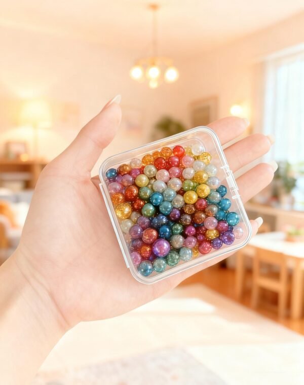 LJY 23 Pieces Square Mini Clear Plastic Storage Containers Box Case with Lids for Small Items and Other Craft Projects (2.9 x 2.9 x 1 inch, Transparent)