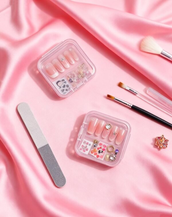 LJY 48 Pieces Square Mini Clear Plastic Storage Containers Box Case with Lids for Small Items and Other Craft Projects (2.1 x 2.1 x 0.8 inch, Transparent)