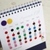 LJY 8mm Round Dot Stickers Color Coding Labels, 12 Colors, 24 Sheets, 6240 Dots in Total