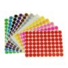 LJY 3/4" Round Dot Stickers Color Coding Labels, 12 Different Assorted Colors, 36 Sheets, 2520 Dots in Total