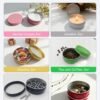 LJY 24 Pieces Multi-Colored Round Aluminum Cans Screw Lid Metal Tins Jars Empty Slip Slide Containers(2 oz) for Lotion Bars,Toiletries,Creams,Samples,Makeup Cosmetic,Balms,Beard Balm