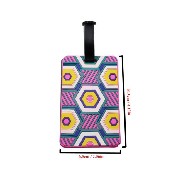 LJY Travel Luggage Suitcase Labels ID Tags Business Card Holder, Set of 8
