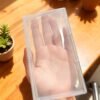 LJY 6-Pack Clear Plastic Storage Boxes with Lids, 6.1x3.4x1.2 inch Small Organizer Containers for Crafts,Jewelry,Beads,Office Supplies,Transparent Stackable Boxes for Home & Office Organization
