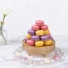 LJY 100 Pieces White Lace Round Paper Doilies, 10.5 Inch, Raw Wood Pulp, Cake Packaging Pads, Wedding Tableware Decoration