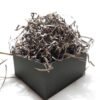 LJY Glitter Raffia Paper Shreds, 100g Crinkle Cut Filler for Gift Wrapping, Basket Filling, Wedding Decorations, Party Supplies, and DIY Crafts Shredded Confetti Strands (Glitter Coffee)