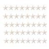 LJY 40 Pieces 1.2 Inches Beige Resin Pencil Finger Starfish for Wedding Home Decor and Craft Project