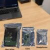 LJY 75 Pcs ESD Anti Static Bags 3-Size Variety Pack, Zipper Shielding Bags for Motherboard, PCB, RAM, IC Chips & Electronic Components Antistatic Bag Pc Packing Kit(S/M/L)