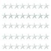 LJY 40 Pieces 1.2 Inches White Resin Pencil Finger Starfish for Wedding Home Decor and Craft Project