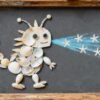 LJY 40 Pieces 1.2 Inches Beige Resin Pencil Finger Starfish for Wedding Home Decor and Craft Project