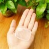 LJY 100 Pieces Rectangular Empty Mini Clear Plastic Organizer Storage Box Containers with Hinged Lids (2.2 x 1.6 x 0.8 inch, Transparent)