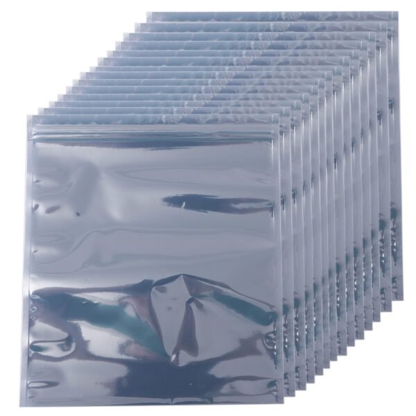 LJY ESD Large Anti-Static Resealable Bags for Electronics - Perfect for Motherboards,Hard Drives Antistatic Bag,Resealable Zipper Bag for SSD HDD 2.5 Laptop Hard Drive 50 Pcs 9.5" x 8.3"Zipper