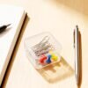 LJY 20-Pack Small Square Plastic Storage Boxes, 2.2×2.2×1.4 in Clear Mini Organizer Containers with Lids, Stackable Tiny Parts Organizer for Jewelry,Beads, Electronics,Crafts,Samples Plastic Case
