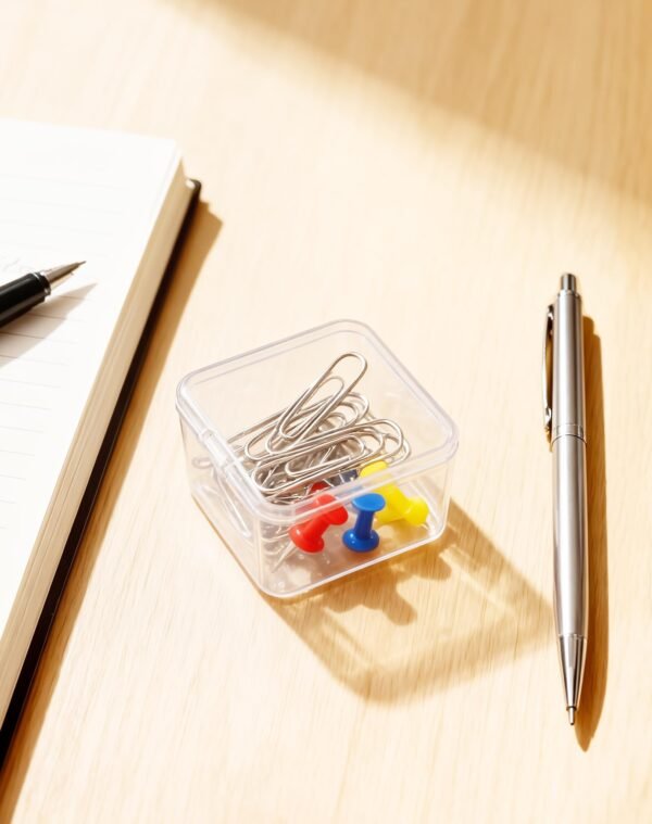 LJY 20-Pack Small Square Plastic Storage Boxes, 2.2×2.2×1.4 in Clear Mini Organizer Containers with Lids, Stackable Tiny Parts Organizer for Jewelry,Beads, Electronics,Crafts,Samples Plastic Case