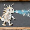 LJY 25 Pieces Beige Resin Pencil Finger Starfish for Wedding Decor, Home Decor and Craft Project, 2.3 Inches