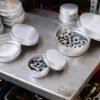 LJY 48 Pieces Round Aluminum Cans Screw Lid Metal Tins Jars Empty Slip Slide Containers (Mixed Sizes)