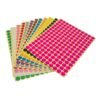 LJY 10mm Round Dot Stickers Color Coding Labels, 12 Different Assorted Colors Dot Labels, 12 Sheets (12 Color/1980 Pcs, 0.4"/10mm)