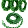 LJY 32.8 Yards Artificial Ivy Garland Foliage Green Leaves Fake Vine for Wedding Party Ceremony DIY Headbands