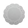 LJY 120 Pieces White Lace Round Paper Doilies Cake Packaging Pads Wedding Tableware Decoration (7.5 Inch)
