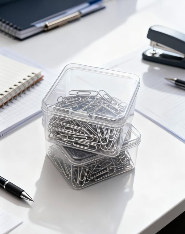 LJY 60 Pieces Square Mini Clear Plastic Storage Containers Box Case with Lids for Small Items and Other Craft Projects (Transparent, 2.5 x 2.5 x 1.4 inch)