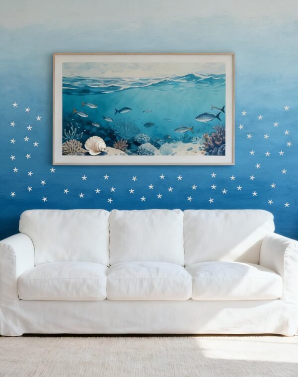 LJY 40 Pieces 1.2 Inches White Resin Pencil Finger Starfish for Wedding Home Decor and Craft Project