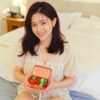 LJY 20-Piece Metal Hinge Tin Box Containers - For Gift Wrapping. Dental Floss Stick - Toothpick Holder and a Sliding-Cover Dental Floss Pick Storage Box (Rose Gold, 20 Pcs 3.7"x2.4"x0.9")