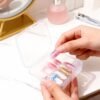 LJY 32 Pieces Square Mini Clear Plastic Storage Containers Box Case with Lids for Small Items and Other Craft Projects (2.5 x 2.5 x 0.8 inch, Transparent)
