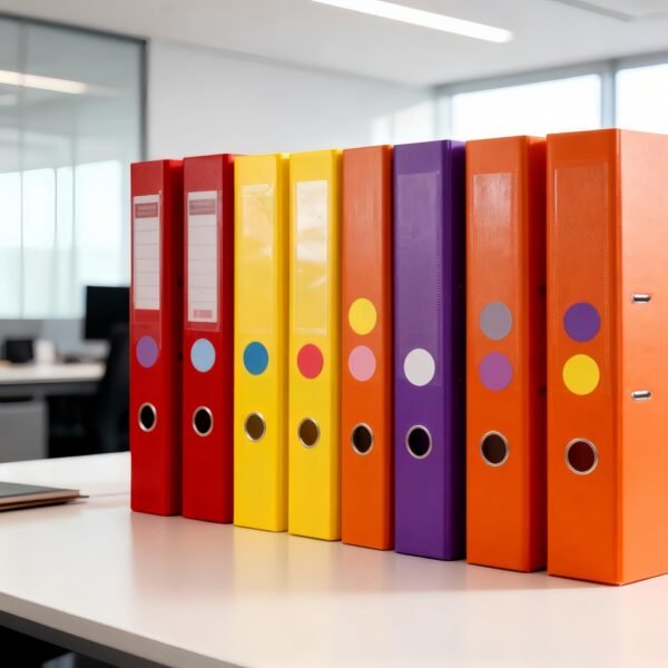 7000 Count 3/4" Round Dot Stickers Color Coding Labels, 20 Colors, 100 Sheets
